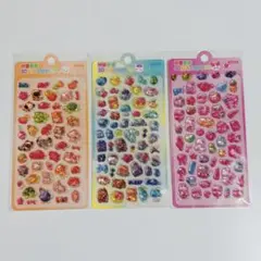 【新品】韓国 3D 立体 アニマル シール 3点セット