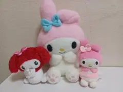 非売品 Bigマイメロディ ぬいぐるみ3点セット - メルカリ