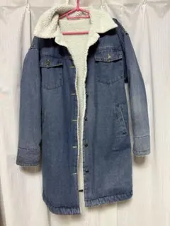 デニムボアロングジャケット