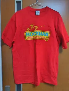 【レア】ROCKMAN 20th Anniversary Tシャツ レッド Lのサムネイル