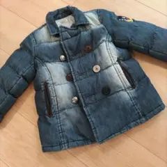 ミキハウス　デニム風　中綿ジャケット