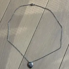 vintage 40s スウィートハートジュエリー シルバー ネックレス 渦巻
