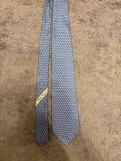 Salvatore Ferragamo ネクタイ ブルー 総柄