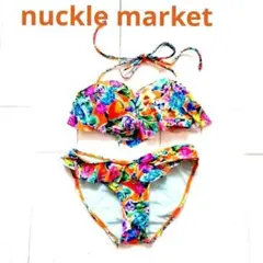 nuckle market【ナックルマーケット】花柄 フリル ビキニ 水着のサムネイル