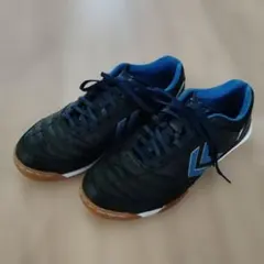 フットサルシューズ ブラック/ネイビーのサムネイル