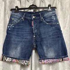 DSQUARED2花刺繍デニム - メルカリ