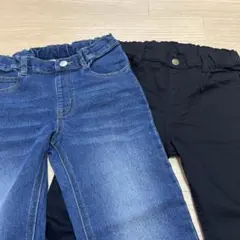 MPS ボトムス 140cm デニム ブラック 長ズボン 子供服