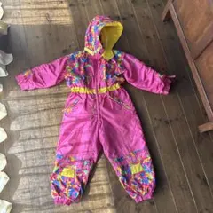 スキーウェア　女の子　つなぎタイプ　100 手袋　セット