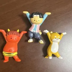 桃太郎のペン置き　3体セット 桃太郎　鬼　犬のサムネイル