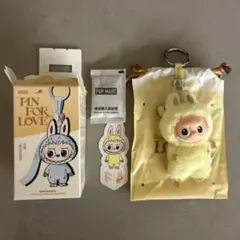 新品！ラブブ　LABUBU ピンフォーラブ イニシャルF