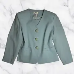 ノーカラージャケット オケージョン 2way 昭和レトロ バブリー フォーマル