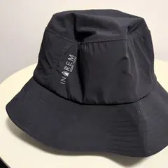 ブラック バケットハット ポリエステル製