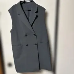 オーバーサイズダブルブレストベストGU★XL