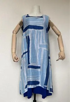 レディース　アンダーブラウス付サマードレスサイズM〜L