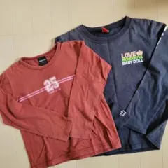 BABY DOLL &COMME CA ISM長袖カットソー 2枚セット