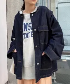 チャオパニックティピー マルチウェイ デニム ワークジャケット