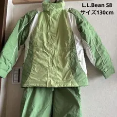 LLBean S8グリーン　スキーウェア上下セット　サイズ120 130