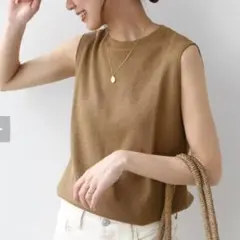?JOURNAL STANDARD TCワッフルノースリーブ ブラウンのサムネイル