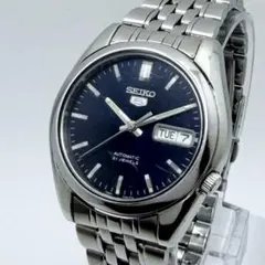 【稼働品】SEIKO セイコー5 裏スケ 腕時計 メンズ 7S26-01V0
