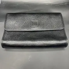 NINA RICCI ニナリッチ ブラックレザー クラッチバッグ セカンドバッグ