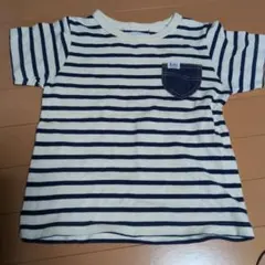 Lee ストライプ Tシャツ デニムポケット120センチ