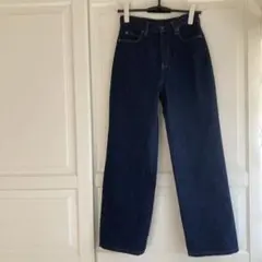 ユニクロワイドストレートジーンズ22