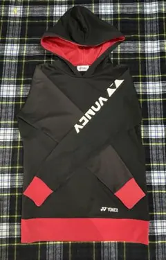 ヨネックス　ライトトレーナー　Mサイズ　赤黒　防寒　バドミントン　テニス