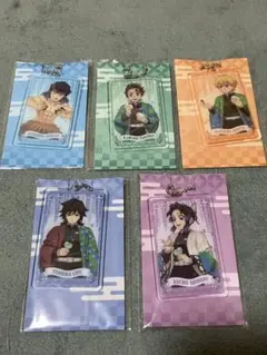 鬼滅の刃 ファミマコラボ アクリルチャーム5点セット➕おまけ付き