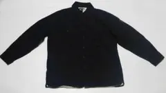 LAND'S END 古着 90年代 ランズエンド 長袖シャツ 裏ボア 紺色