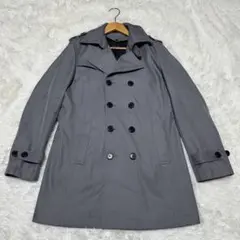 【ミッシェルクラン】/ライナー付コート/46/グレー/ステンカラー/ユニセックス