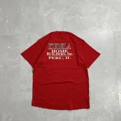 バズリクソンズ Tシャツ M 赤 長袖 ミリタリー プリント 