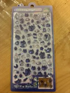 ボンボンドロップシール　よるねこ　ミニ　正規品　クーリア