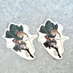 進撃の巨人 記憶への進撃 Attack on Memory ステッカー アルミン