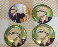 ハイキュー！！　月島蛍　缶バッジセット