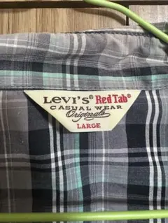 Levi's Red Tab チェック柄長袖シャツ L