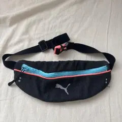 PUMA メッシュウエストポーチ ブラック