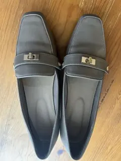 RANDA 3way ベルトデザインローファー グレー　Lサイズ