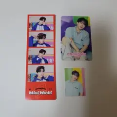 スキズ 本国シーグリ 4カットフォト チャンビン カレンダートレカ ステッカー