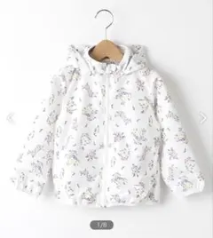 プティマイン petit main 花柄ウィンドブレーカー 100