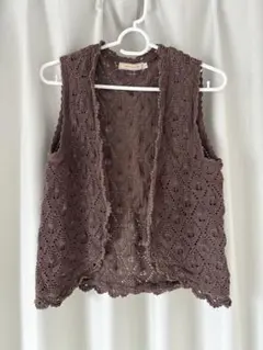 crocodile クロコダイル ニットベスト Lサイズ