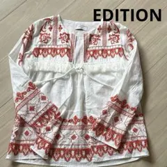 EDITION トゥモローランド　刺繍　フリンジ　アウター　ジャケット　日本製のサムネイル
