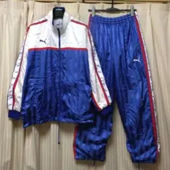 ビンテージ 90s プーマ ナイロン セットアップ ジャージ ジャケット パンツ