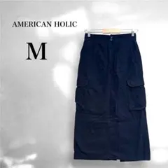 アメリカンホリック ブラック タイトスカート M サイドポケット バックスリットのサムネイル