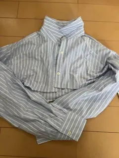 W.W.G 水色ストライプ ショート丈シャツ