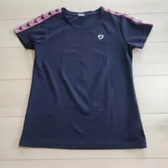 Disney ミッキーマウス 半袖Tシャツ ネイビー Lサイズ