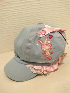 メゾピアノ　帽子　ベビー　キャップ