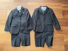 双子ちゃんの卒園式、入学式のスーツ　2着