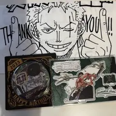 ONE PIECE ゾロ 2023 ジオラマフィギュア 缶バッジ ショッパー