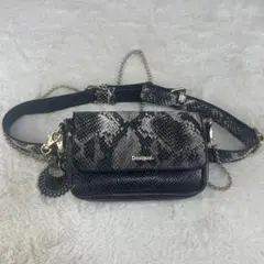 DESIGUAL デシグアル パイソン柄 2WAY バッグ