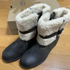 新品UGG ダークブラウンムートンブーツ25cmアグugg 正規品ブレアⅡ